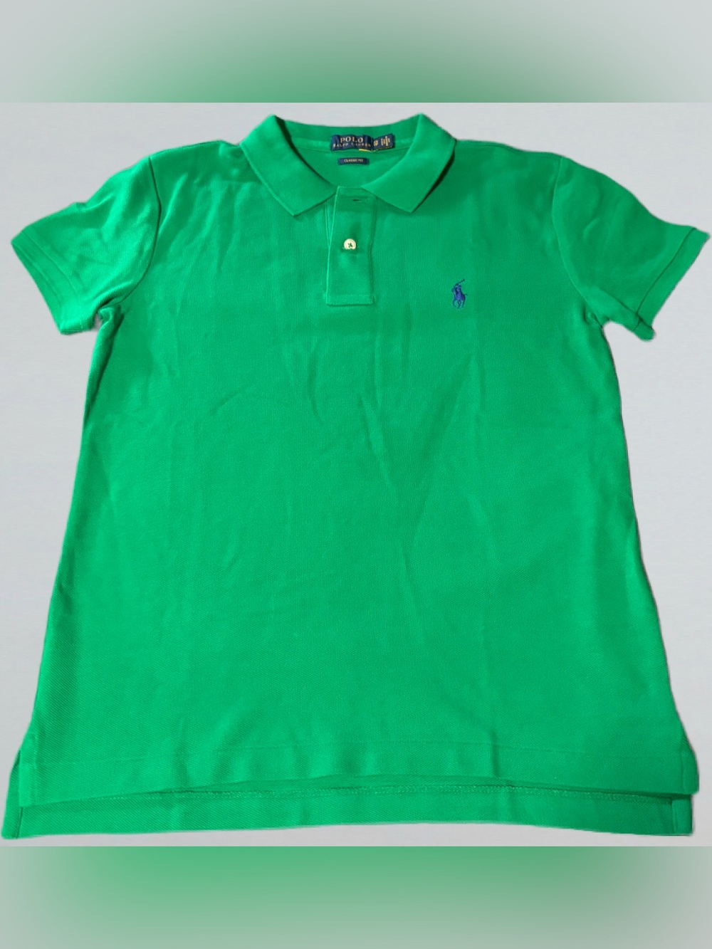 Classic Fit Retro Green Polo Ralph Lauren Polo